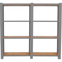 Simonrack Regal OFFICLICK 8425437127601 grau, braun 160,0 x 30,0 x 150,0 cm von SIMONRACK