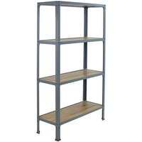 Simonrack Regal SIMONHOME CLICK MINI 8425437137006 grau, eiche 80,0 x 30,0 x 160,0 cm von SIMONRACK