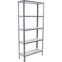 Simonrack Regal SIMONHOME CLICK PLUS 8425437070044 grau, weiß 100,0 x 30,0 x 180,0 cm von SIMONRACK