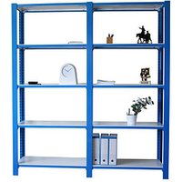 Simonrack Schwerlastregal OFFICCLICK 5 8435104998540 blau, weiß 180,0 x 30,0 x 210,0 cm von SIMONRACK