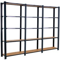 Simonrack Schwerlastregal OFFICLICK 5 8425437127731 anthrazit, braun 240,0 x 30,0 x 210,0 cm von SIMONRACK