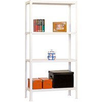 Simonrack Schwerlastregal SIMONHOME CLICK MINI 4 8435104938829 weiß 80,0 x 30,0 x 160,0 cm von SIMONRACK