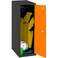 Simonrack Spind SIMONLOCKER DISM SINGLE anthrazit, orange 8425437118937, 1 Schließfach 40,0 x 50,0 x 91,5 cm von SIMONRACK