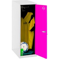 Simonrack Spind SIMONLOCKER DISM SINGLE weiß, pink 8425437116636, 1 Schließfach 30,0 x 50,0 x 91,5 cm von SIMONRACK