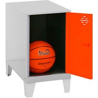 Simonrack Spind SIMONLOCKER DISM grau, orange 8425437119842, 1 Schließfach 30,0 x 50,0 x 57,5 cm von SIMONRACK