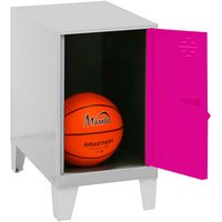 Simonrack Spind SIMONLOCKER DISM grau, pink 8425437119859, 1 Schließfach 30,0 x 50,0 x 57,5 cm von SIMONRACK