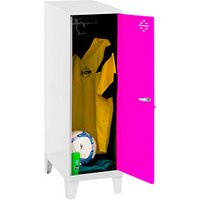 Simonrack Spind SIMONLOCKER DISM weiß, pink 8425437121746, 1 Schließfach 40,0 x 50,0 x 101,5 cm von SIMONRACK