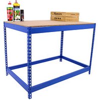 Simonrack Werkbank SIMONWORK BASIC 1 blau 210,0 x 60,0 x 90,0 cm von SIMONRACK