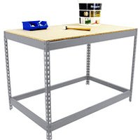 Simonrack Werkbank SIMONWORK BASIC 1 silber 120,0 x 75,0 x 90,0 cm von SIMONRACK