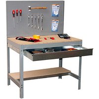 Simonrack Werkbank SIMONWORK BT2 BOX grau 1 Schublade 121,0 x 61,0 x 144,5 cm von SIMONRACK