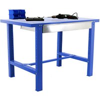 Simonrack Werkbank SIMONWORK BT6 BOX blau 1 Schublade 150,0 x 73,0 x 83,0 cm von SIMONRACK