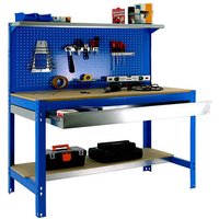 Simonrack Werkbank-Set SIMONWORK BT3 BOX blau 1 Schublade 151,0 x 61,0 x 144,5 cm von SIMONRACK