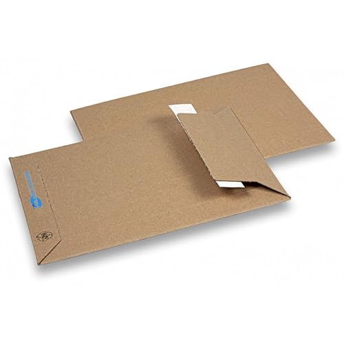 SIMPLETEK - 100 x E-Commerce-Versandtaschen A5 175 x 250 mm selbstklebend mit einfacher Öffnung umweltfreundlich recycelt Hartkarton | 100 Stück von SIMPLETEK