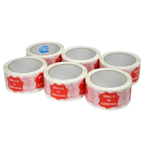 SIMPLETEK - 6 x Rolle Klebeband Silent Siegel Garantie Verpackung E-Commerce 66 Meter x 55 mm (6 Stück) von SIMPLETEK