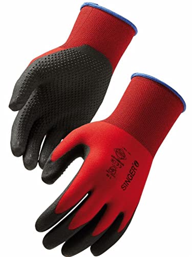 Handschuhe Polyamid Singer Rot – Größe 10 – NYMR15CFTN10 von Singer