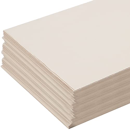 SINJEUN 500 Blatt weiße Zeitungsrückschnitte, A3 Zeitungsdruck-Offcuts, Packpapierblätter für Umzug, Verpackung, Versand, Basteln, 42 g/m² Dicke, 420 x 297 mm von SINJEUN