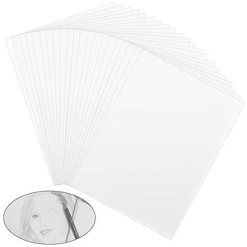 SINJEUN Transparentpapier, A4, 300 Blatt, 21 × 29,7 cm, hohe Transparenz, Transparentpapier für Drucker, Design, Skizzieren, Zeichnen, Kalligraphie von SINJEUN