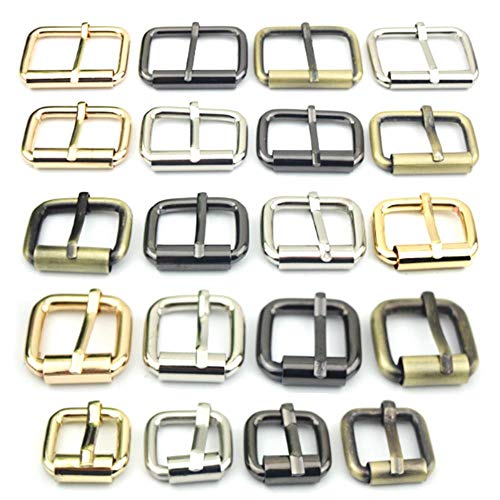 5Pcs / Lot Metallschuhe Taschen Slider Gürtelschnallen Dekoration Zubehör Nähen, Silber, 14mm von SINS