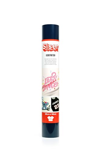 SISER 1FESTR-BN-3050 Thermotransfer-Vinyl, Marineblau, 50 x 30 cm von SISER