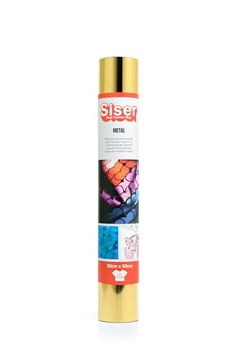 SISER 1FGLITT-PK-3050 Thermotransfer-Vinyl, Glitzer Pink, 50 x 30 cm von SISER