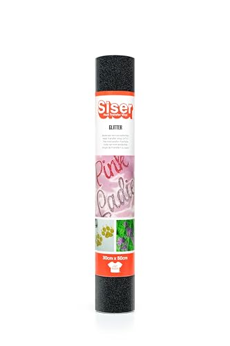 SISER 1FGLITT-TW-3050 Thermotransfer-Vinyl, Polyester, Twilight Glitter, 50 x 30 cm von SISER