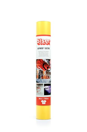 SISER 1FPSPU-EGI-3001 Thermotransfer-Vinyl, gelb, 100 x 30 cm von SISER