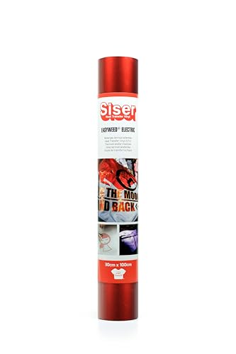 SISER 1FPSPU-ERO-3001 Thermotransfer-Vinyl, rot, 100 x 30 cm von SISER