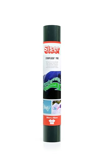 Siser 1FFLKPRO-BK-3050 Thermotransfer-Medium mit samtiger Flockoberfläche, Vinyl, Schwarz, 50 cm x 30 cm Siser 1FFLKPRO-BK-3050 Thermotransfer-Medium mit samtiger Flockoberfläche, Vinyl, Schwarz, 50 cm x 30 cm von SISER