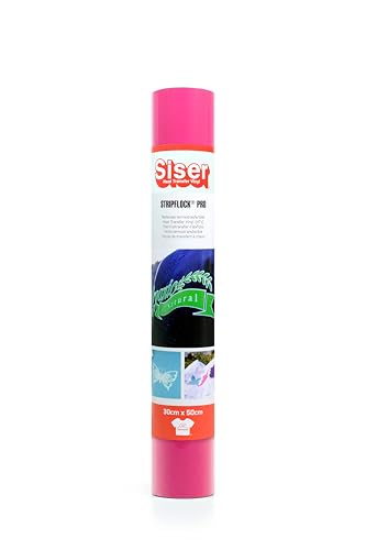 Siser 1FFLKPRO-FU-3050 Thermotransfer-Medium mit samtiger Flockoberfläche, Vinyl, Fuchsia, 50 cm x 30 cm Siser 1FFLKPRO-FU-3050 Thermotransfer-Medium mit samtiger Flockoberfläche, Vinyl, Fuchsia, 50 cm x 30 cm von SISER