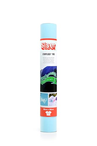 Siser 1FFLKPRO-PB-3050 Thermotransfer-Medium mit samtiger Flockoberfläche, Blassblau, 50 cm x 30 cm Siser 1FFLKPRO-PB-3050 Thermotransfer-Medium mit samtiger Flockoberfläche, Blassblau, 50 cm x 30 cm von SISER