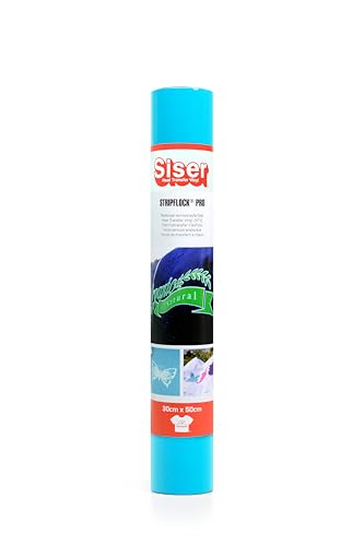 Siser 1FFLKPRO-TU-3050 Thermotransfer-Medium mit samtiger Flockoberfläche, Vinyl, Türkis, 50 cm x 30 cm Siser 1FFLKPRO-TU-3050 Thermotransfer-Medium mit samtiger Flockoberfläche, Vinyl, Türkis, 50 cm x 30 cm von SISER