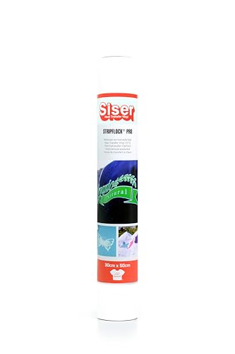 Siser 1FFLKPRO-WH-3050 Thermotransfer-Medium mit samtiger Flockoberfläche, Vinyl, Weiß, 50 cm x 30 cm Siser 1FFLKPRO-WH-3050 Thermotransfer-Medium mit samtiger Flockoberfläche, Vinyl, Weiß, 50 cm x 30 cm von SISER