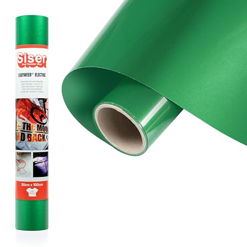 Siser 1FPSPU-CVE-3001 thermotransferierbares Vinyl, Green, 100 cm x 30 cm Siser 1FPSPU-CVE-3001 thermotransferierbares Vinyl, Green, 100 cm x 30 cm von SISER