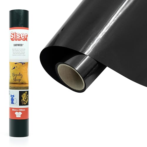 Siser 1FPSPU-NE-3001 Thermo-transferierbare Flexfolie, Vinyl, Black, 30 x 1 Siser 1FPSPU-NE-3001 Thermo-transferierbare Flexfolie, Vinyl, Black, 30 x 1 von SISER