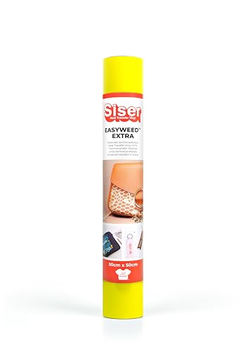 Siser 1FVDEN+GL-3050 Thermotransfer-Vinyl, Yellow Lemon, 50 x 30 cm Siser 1FVDEN+GL-3050 Thermotransfer-Vinyl, Yellow Lemon, 50 x 30 cm von SISER