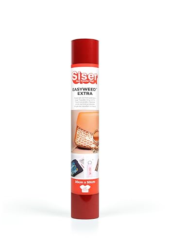 Siser 1FVDEN+RO-3050 Thermotransfer-Vinyl, Red, 50 x 30 cm Siser 1FVDEN+RO-3050 Thermotransfer-Vinyl, Red, 50 x 30 cm von SISER