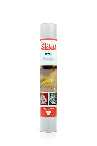 Siser 1FVDGLITSTR-SS3050 Thermotransfer-Vinyl, Silver Sword, 50 cm x 30 cm Siser 1FVDGLITSTR-SS3050 Thermotransfer-Vinyl, Silver Sword, 50 cm x 30 cm von SISER