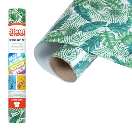 Siser Easypatterns PLUS Tropische Blätter, 30cm x 0,5m, Thermotransfer Vinyl zur Personalisierung von Kleidung, Accessoires und Textilmöbel, Material für Bastelartikel, geeignet für Kinderkleidung Siser Easypatterns PLUS Tropische Blätter, 30cm x 0,5m, Thermotransfer Vinyl zur Personalisierung von Kleidung, Accessoires und Textilmöbel, Material für Bastelartikel, geeignet für Kinderkleidung von SISER