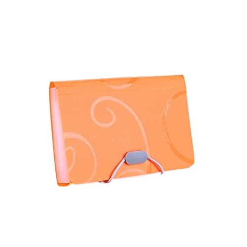 Klemmbrett A6 Erweiterung der Brieftasche Orgeltasche Wasserdichte File Bag Organizer Daten Buch Datei Beutel Bill Ordner Schule Büro Binder Familienordner Klemmbrett Mappe (Color : Geel) von SISWIM