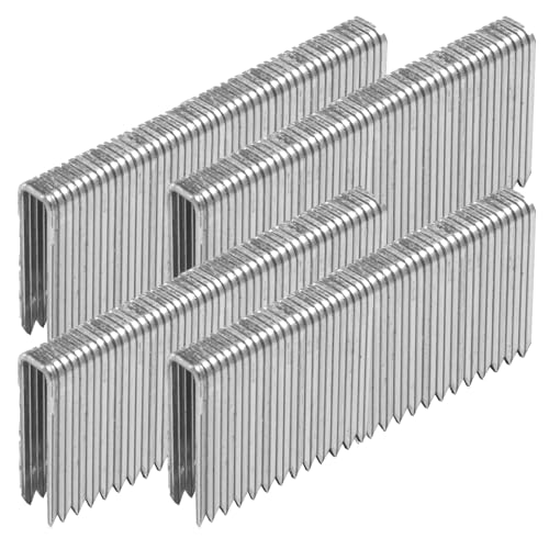 SITLDY 2000 Stück 18 Gauge 1/4 Zoll schmale Krone, 3,8 cm Länge, robuste, abgeschrägte, ziselte, spitze, verzinkte Heftklammern, für pneumatische, elektrische 18 GA Heftpistole von SITLDY