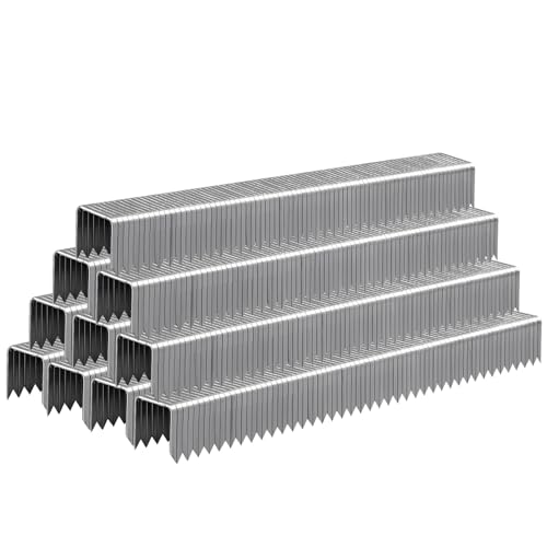 SITLDY Robuste T50 Heftklammer, 5/16 Zoll Länge, 3/8 Zoll Krone, 5000 Stück, 20 Gauge, verzinkt, für pneumatische, elektrische, manuelle T50-Heftpistole von SITLDY