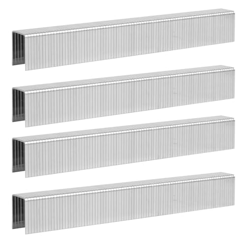 SITLDY Robuste T50 Heftklammern, 1,27 cm, 5000 Stück, 20 Gauge, verzinkt, für pneumatische, elektrische, manuelle T50-Heftpistole von SITLDY