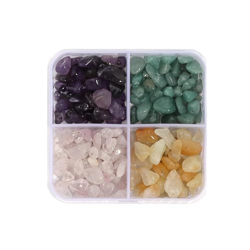 Kit zur Schmuckherstellung 1Box ​​4/7/10/15Grid Stein Set Box Zubehör Zerkleinert Stein Lose Perlen Box Verpackung for DIY Schmuck Machen Kits Liefert schmuckherstellung Set(Color4) von SIXUOO