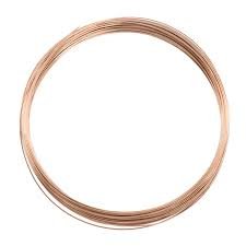 SJ Supplies Rose Gold Filled Draht 14/20 Rund Weich 0,8 mm (20 Gauge) – 1 Meter von SJ Supplies