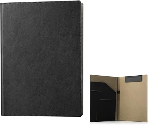 A4 Konferenzmappe Padfolio Klemmbrett Ordner Portfolio Legal Pad Halter Briefgröße A4 Schreibblock für Business Schule Büro Konferenz Klemmbretter von SJKJNK