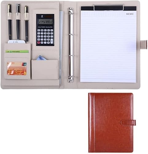 SJKJNK A4 Portfolio Ordner Portfolio Ordner Professionelle Konferenz Padfolio Organizer Fall Ringbuch Datei Lebenslauf Dokumententasche von SJKJNK