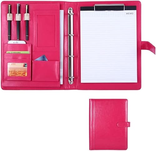 SJKJNK A4 Portfolio Ordner Portfolio Ordner Professionelle Konferenz Padfolio Organizer Fall Ringbuch Datei Lebenslauf Dokumententasche von SJKJNK