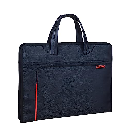 Dokumententasche B4 Tragetasche Oxford Aktentasche Office Business Beutel mit Reißverschluss Datei Organizer Wasserdicht Laptop Tasche Büro Reisen Herren Dokumentenmappe für Magazine Vertrag Bücher von SJTJSPX