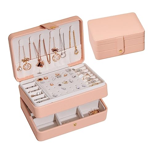 SJZWCHQ Schmuckschatulle Organizer Schmuckschatulle Handschmuck Schmuck Aufbewahrungsbox Halskette Ohrringe Schmuckschatulle Schmuck Organizer Klein (BS) (BS) von SJZWCHQ