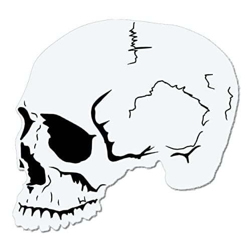 Herterich Products Airbrush Schablone für Schädel Totenkopf - Skull Tattoo und Graffiti Stencil Vorlage von SK-Brush